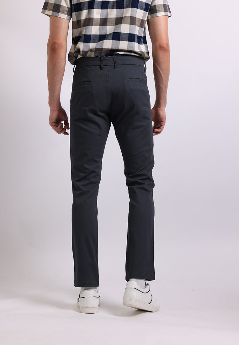 Manzone Celana Panjang Pria Chinos Slim Fit Roku - Dark Grey