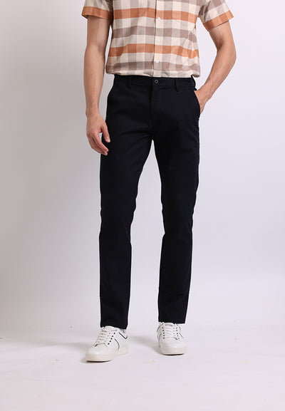 Manzone Celana Panjang Pria Chinos Slim Fit Roku - Black