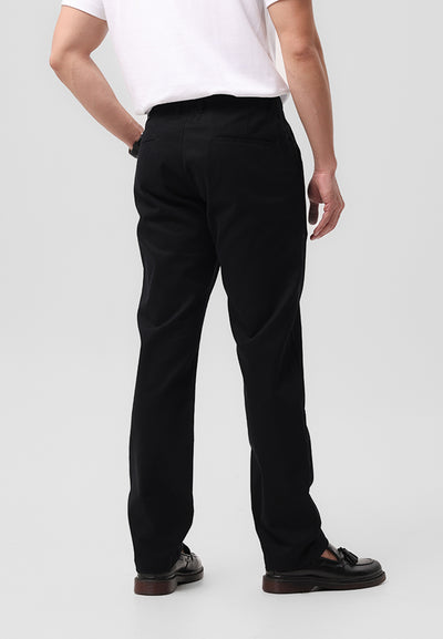 MANZONE - Celana Panjang Chinos Pria Sora Regular Fit - Black