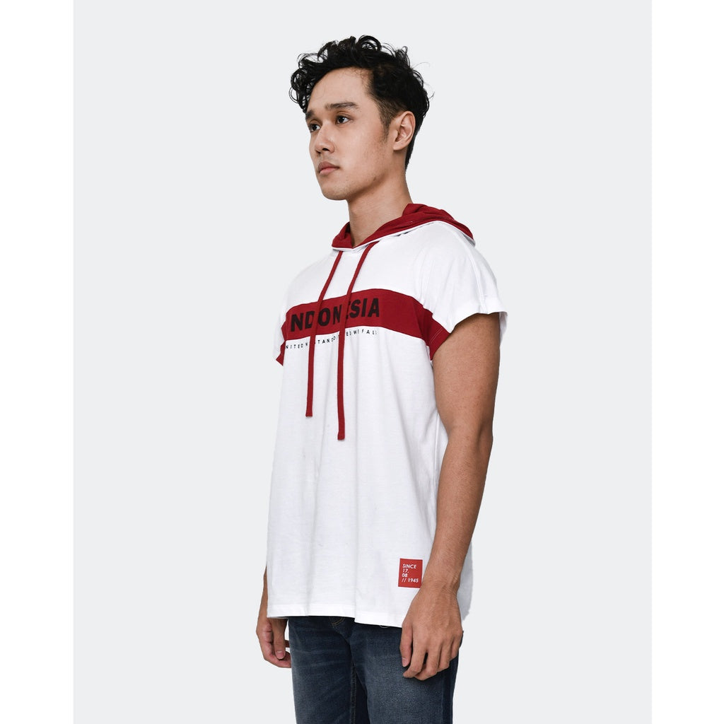 MANZONE sweatshirt hoodie ID-SENTOSA - white