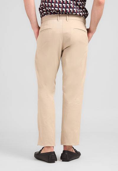 MANZONE - Celana Panjang Pria Chinos Reguler Fit Menno 1 - Khaki