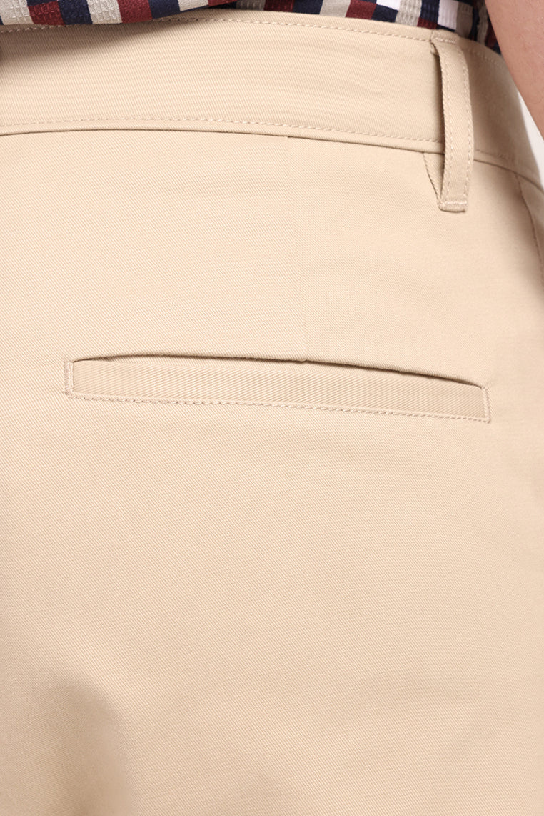 MANZONE - Celana Panjang Pria Chinos Reguler Fit Menno 1 - Khaki
