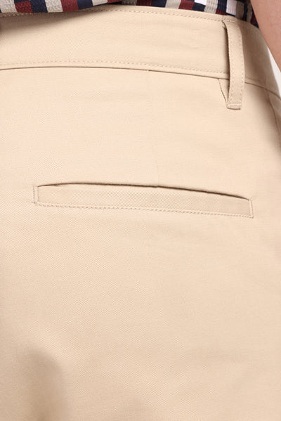 MANZONE - Celana Panjang Pria Chinos Reguler Fit Menno 1 - Khaki