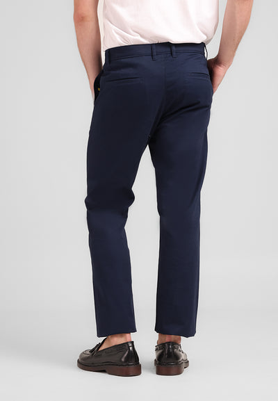 MANZONE - Celana Panjang Pria Chinos Reguler Fit Menno 2 - Navy