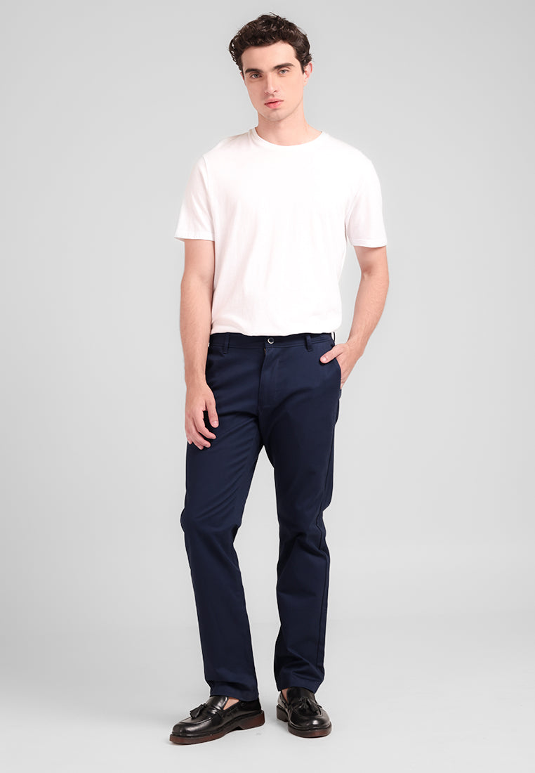 MANZONE - Celana Panjang Pria Chinos Reguler Fit Menno 2 - Navy