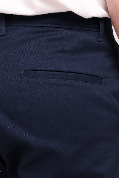 MANZONE - Celana Panjang Pria Chinos Reguler Fit Menno 3 - Navy
