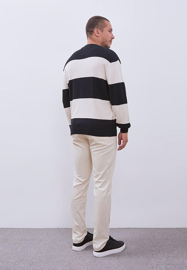 MANZONE - Sweatshirt Lengan Panjang Pria Damaris - Black