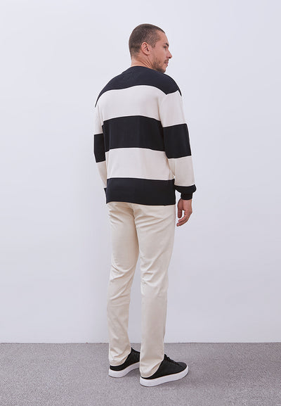 MANZONE - Sweatshirt Lengan Panjang Pria Damaris - Black