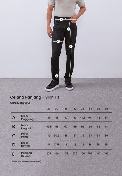 MANZONE - Celana Panjang Denim Pria Kmell 3 Pria Slim Fit - Grey