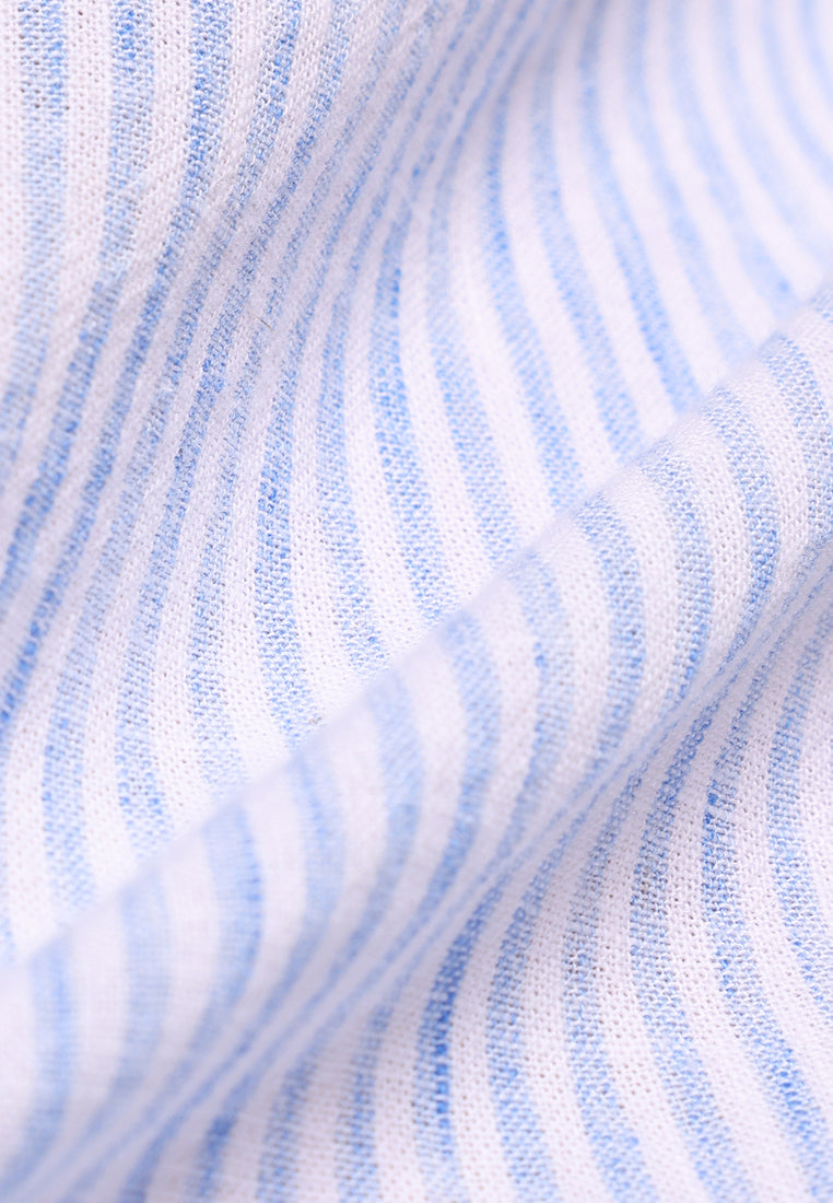 MANZONE - Kemeja Lengan Pendek Pria Maliq 2 Modern Fit - Blue