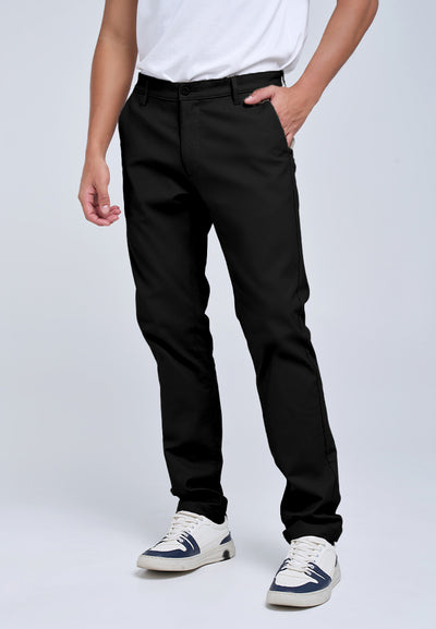 MANZONE - Celana Panjang Chinos Pria Morris 6 Slim Fit - Black