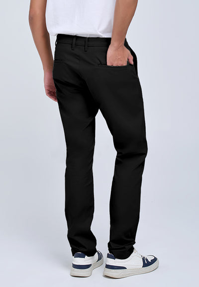 MANZONE - Celana Panjang Chinos Pria Morris 6 Slim Fit - Black