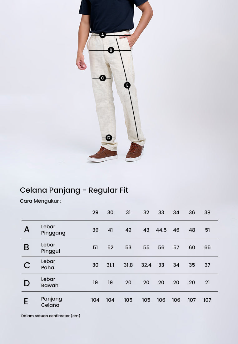 MANZONE - Celana Panjang Pria Tran 1 Reguler Fit - Black