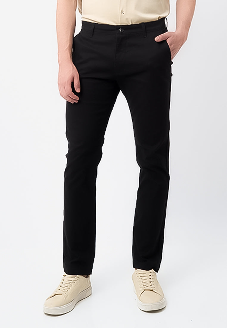 MANZONE - Celana Panjang Pria Chinos Zarco 2 Slim Fit - Black