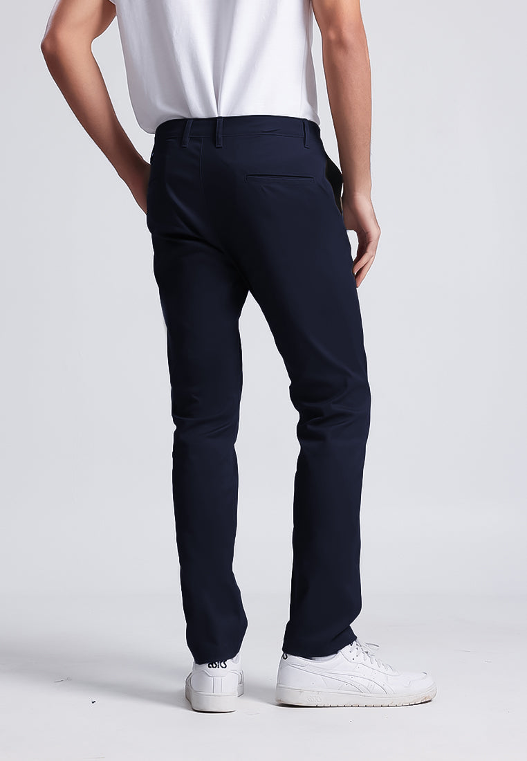 MANZONE - Celana Panjang Pria Chinos Zarco 4 Slim Fit - Navy