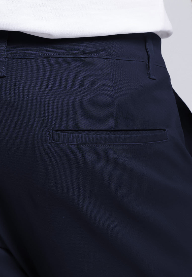 MANZONE - Celana Panjang Pria Chinos Zarco 4 Slim Fit - Navy