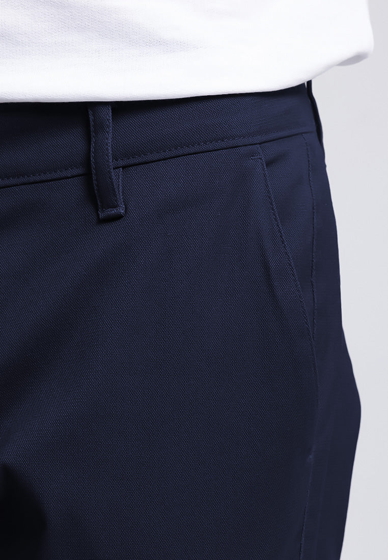 MANZONE - Celana Panjang Pria Chinos Zarco 4 Slim Fit - Navy