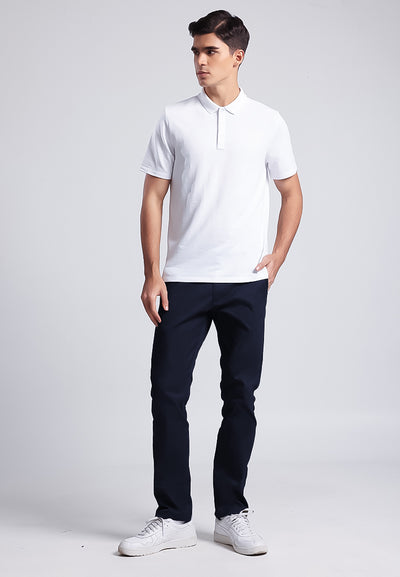 MANZONE - Celana Panjang Pria Chinos Zarco 4 Slim Fit - Navy