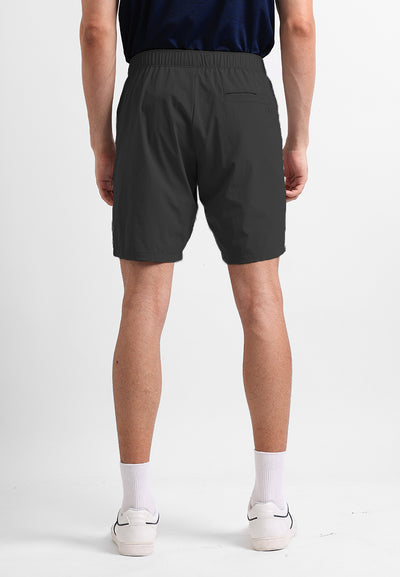 Manzone Celana Pendek Bermuda Pria Regular Fit Harago 4 - Dark Grey