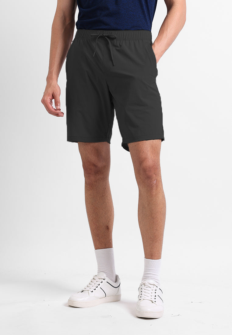 Manzone Celana Pendek Bermuda Pria Regular Fit Harago 4 - Dark Grey