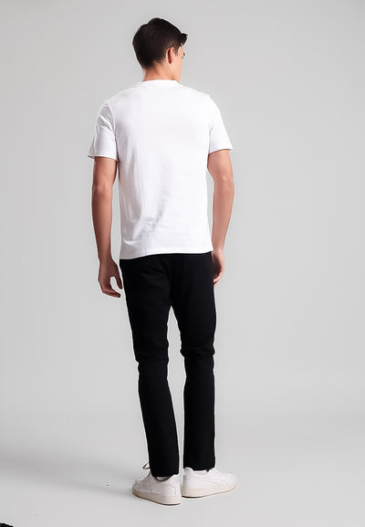 MANZONE - Kaos Lengan Pendek Pria Miller 01 Slim Fit - White