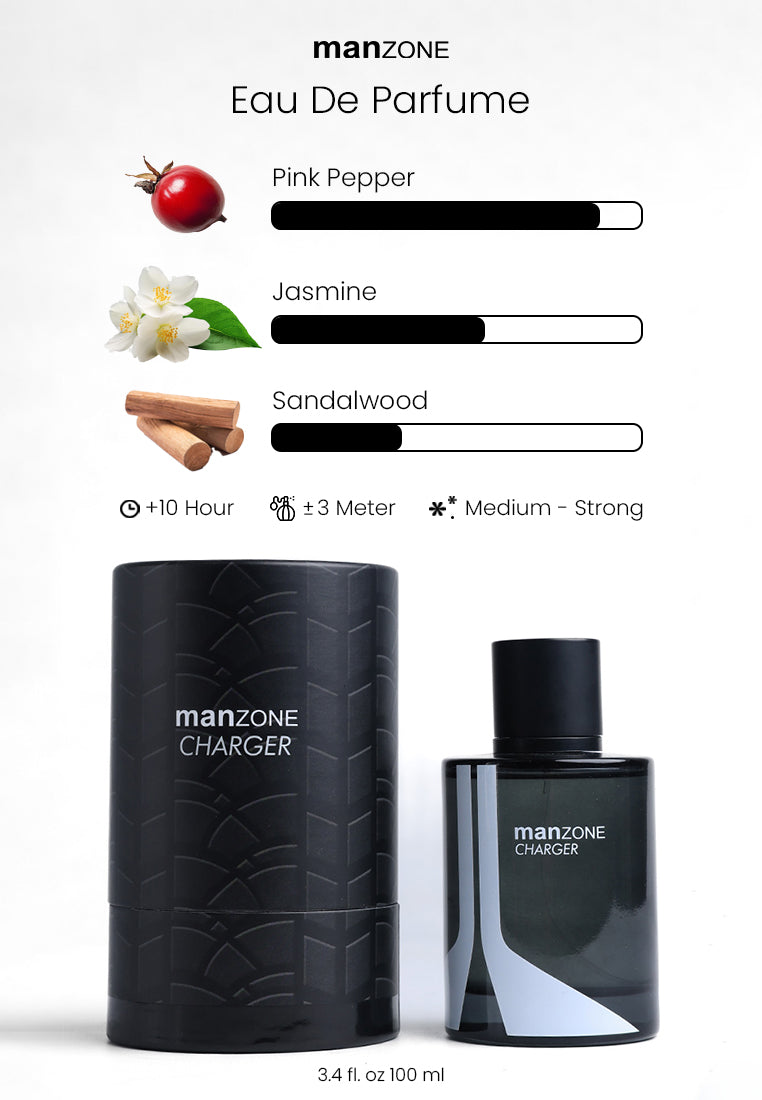 MANZONE - Parfum Charger 100ml - Black