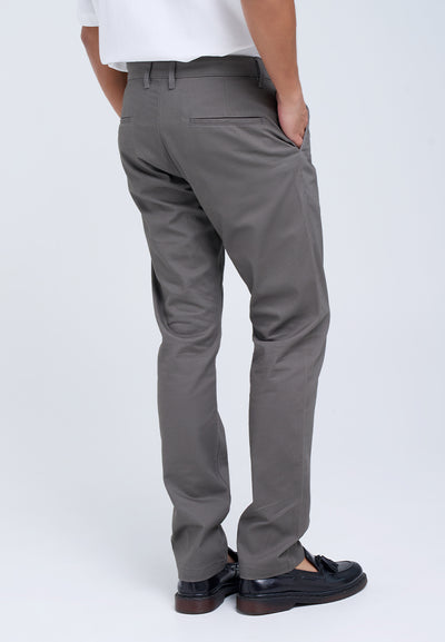 MANZONE - Celana Panjang Chinos Pria Lorenzo 03 Slim Fit - Dark Grey