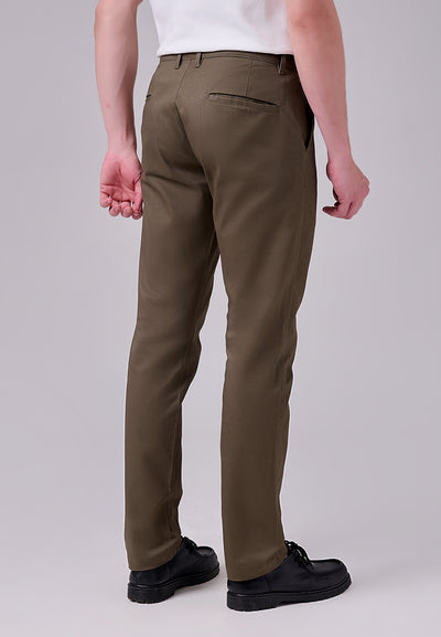 MANZONE - Celana Panjang Chinos Pria Lorenzo 07 Slim Fit - Olive