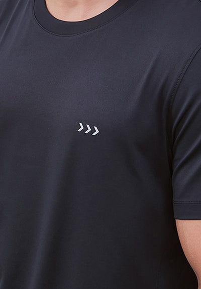 MANZONE - Kaos Jersey Lengan Pendek Pria Bolt 01 Slim Fit - Black