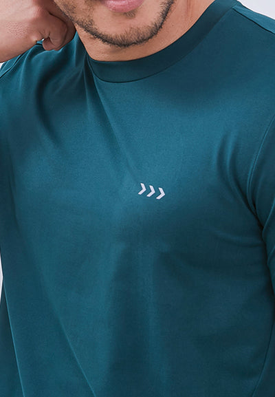 MANZONE - Kaos Jersey Lengan Pendek Pria Bolt 04 Slim Fit - Dark Green