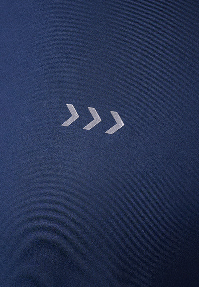 MANZONE - Kaos Jersey Lengan Pendek Pria Bolt 05 Slim Fit - Navy