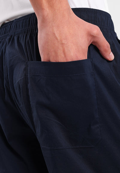 MANZONE - Celana Pendek Bermuda Pria Brian 05 - Navy