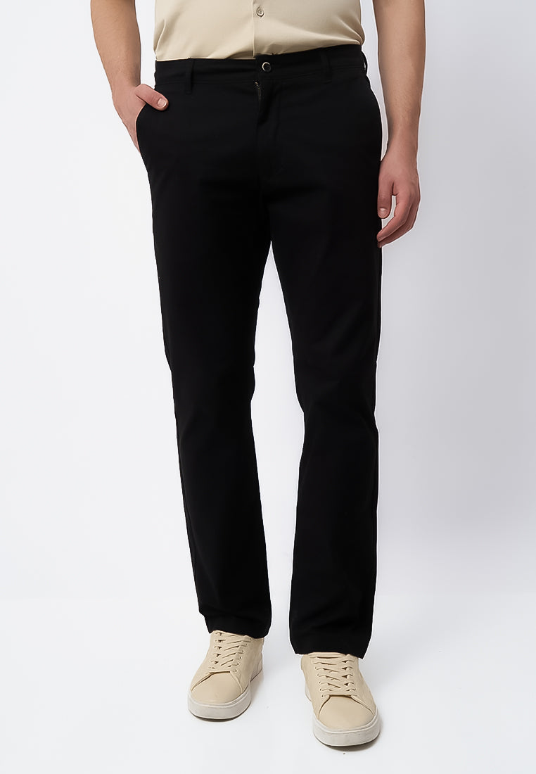 MANZONE - Celana Panjang Chinos Pria Durbiksa 04 Reguler Fit - Black