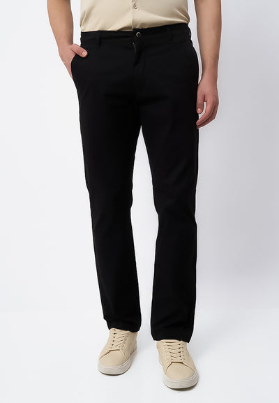 MANZONE - Celana Panjang Chinos Pria Durbiksa 04 Reguler Fit - Black