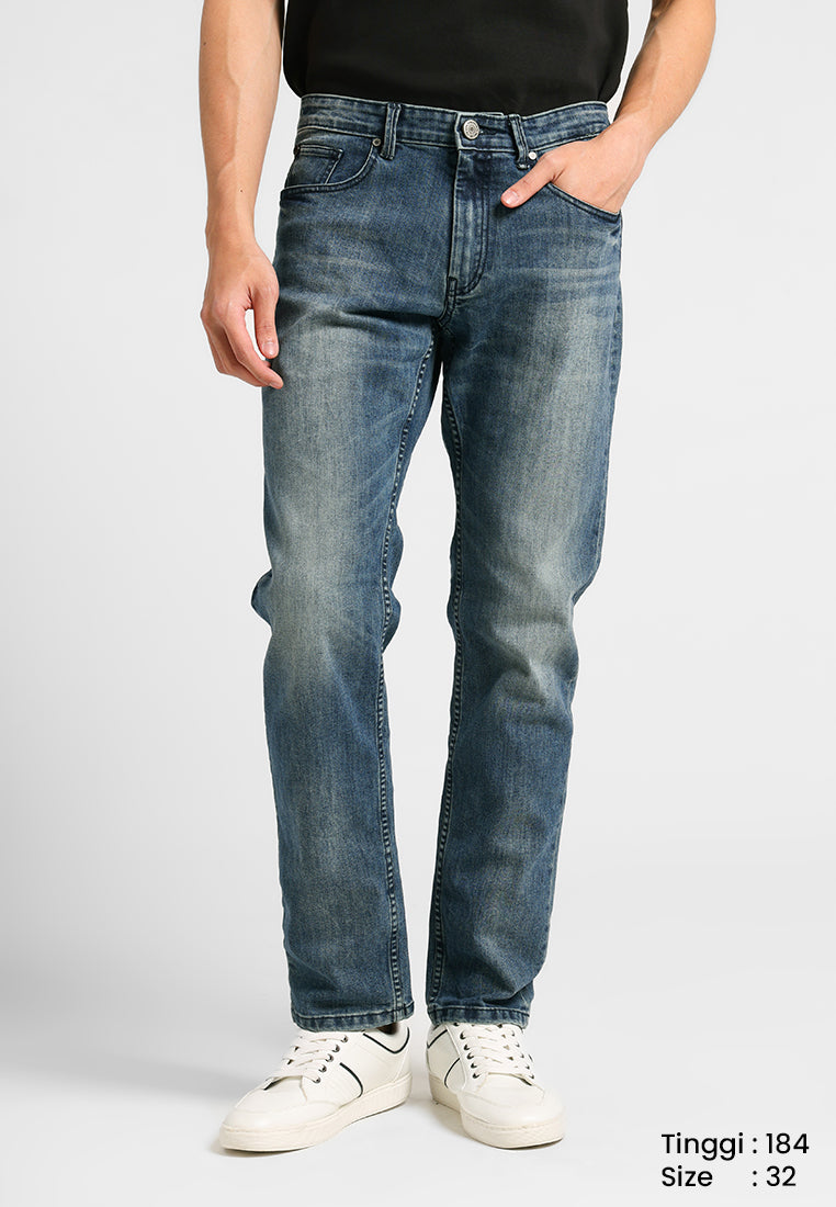MANZONE - Celana Panjang Pria Denim Loco 02 Slim Fit - Blue – Manzone Store