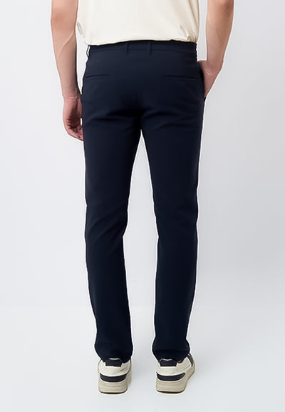 MANZONE - Celana Panjang Formal Pria Marc 03 Slim Fit - Navy