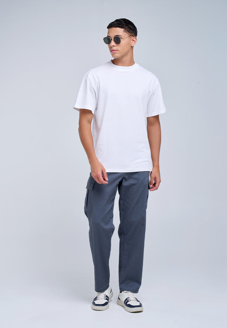 MANZONE - Kaos Jersey Lengan Pendek Pria Shiloh 06 Relaxed Fit - White
