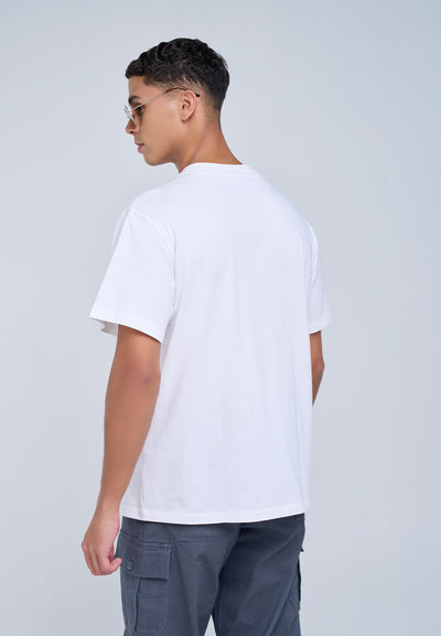 MANZONE - Kaos Jersey Lengan Pendek Pria Shiloh 06 Relaxed Fit - White