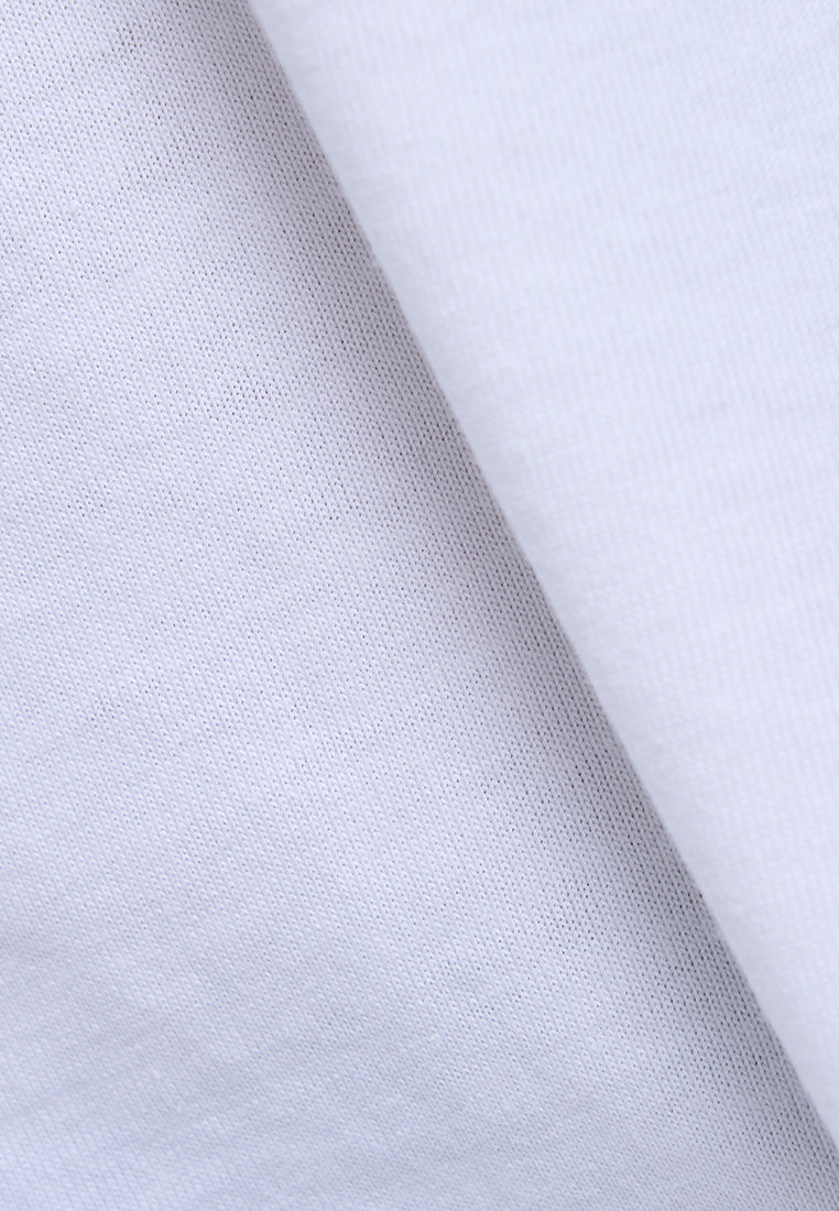 MANZONE - Kaos Jersey Lengan Pendek Pria Shiloh 06 Relaxed Fit - White