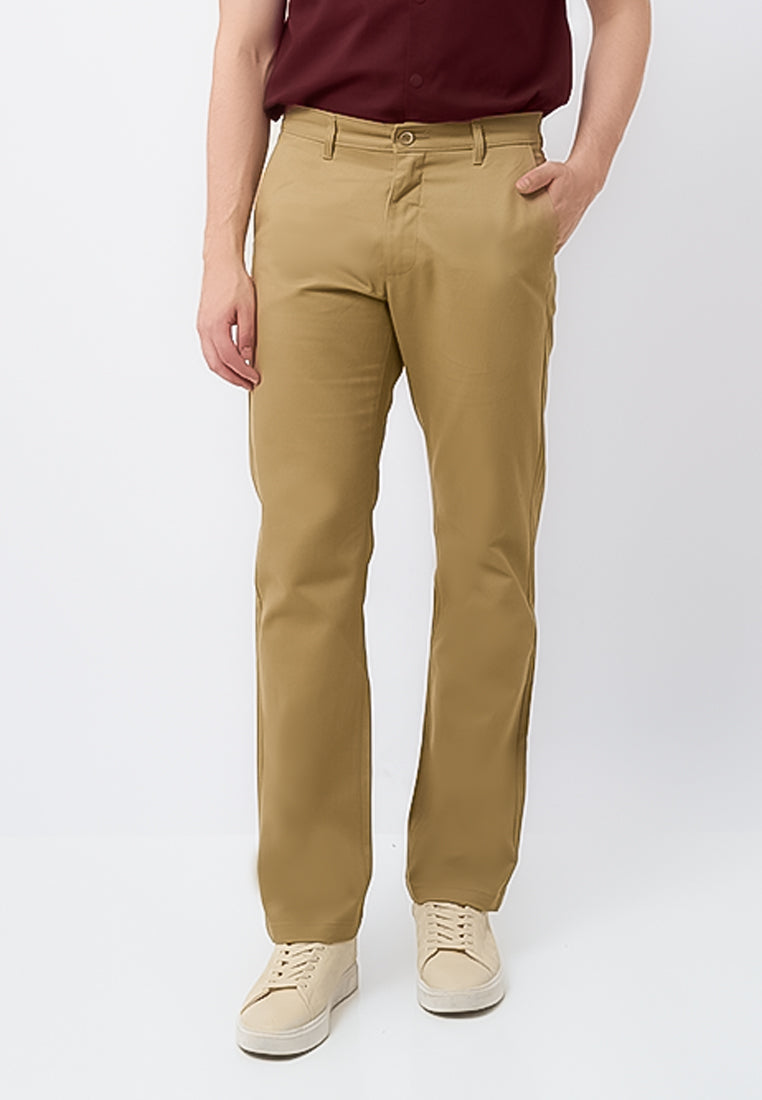 MANZONE - Celana Panjang Chinos Pria Turner 03 Reguler Fit - Khaki