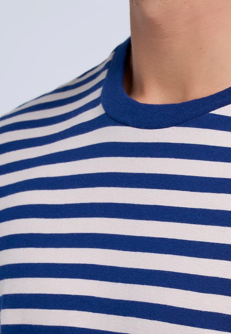 MANZONE - Kaos Lengan Pendek Pria Vinley 02 Slim Fit - Navy