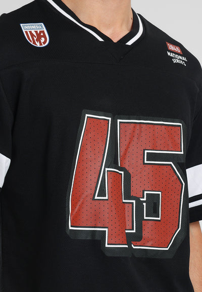 Manzone - Kaos Lengan Pendek Pria Id Larry Relaxed Fit - Black