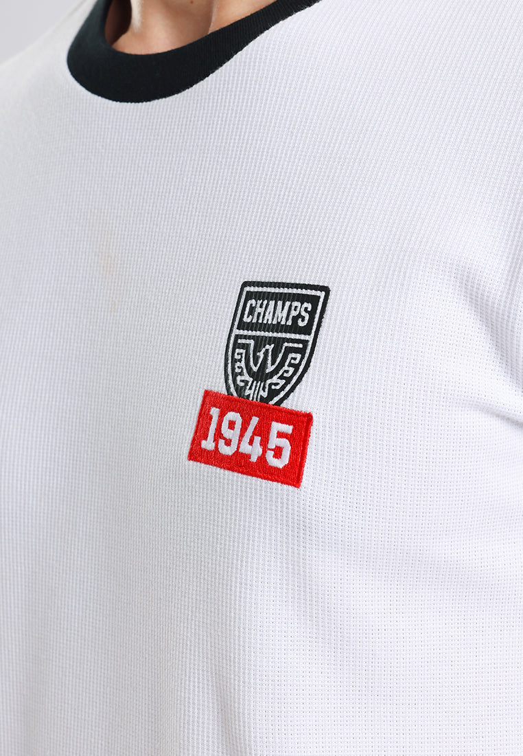 Manzone - Kaos Lengan Pendek Pria Id Wiratama Slim Fit - White