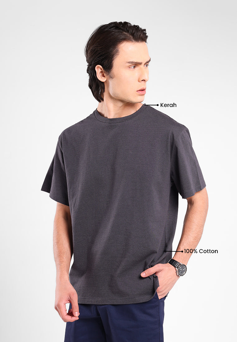 MANZONE - Kaos Lengan Pendek Pria Blaze 01 Relaxed Fit - Dark Green
