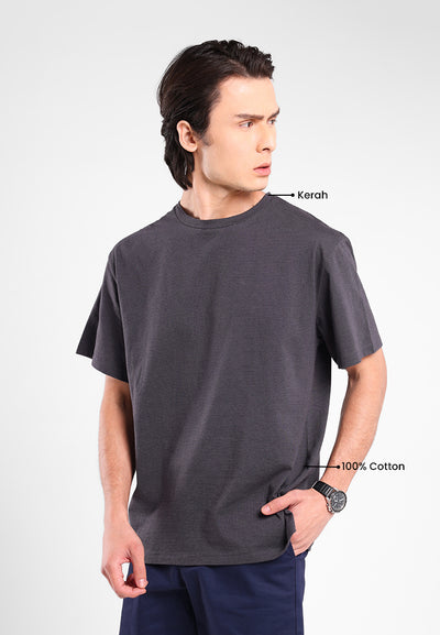MANZONE - Kaos Lengan Pendek Pria Blaze 01 Relaxed Fit - Dark Green