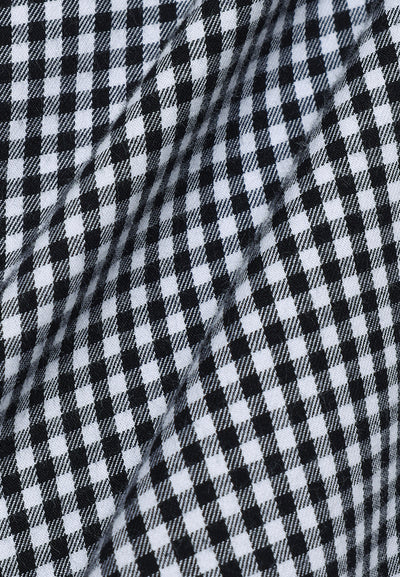 MANZONE - Kemeja Lengan Pendek Pria Karl 01 Modern Fit - Black