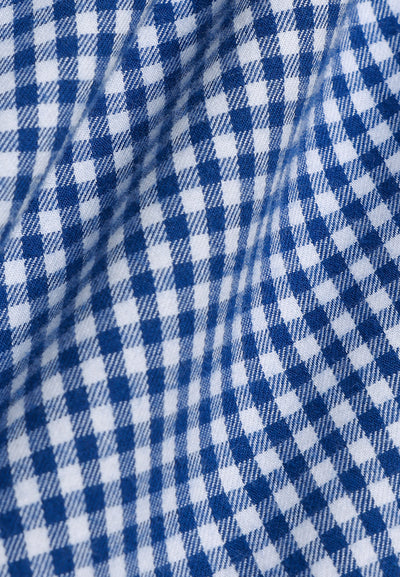 MANZONE - Kemeja Lengan Pendek Pria Karl 06 Modern Fit - Blue