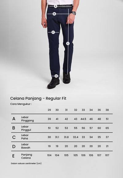 MANZONE - Celana Panjang Chinos Pria Turner 02 Reguler Fit - Dark Navy