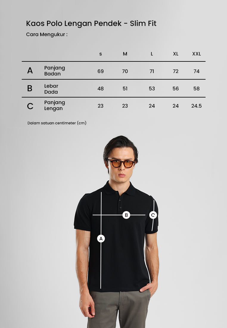MANZONE - Kaos Polo Shirt Lengan Pendek Pria Raiden 02 Slim Fit - Black