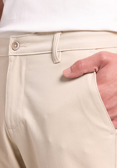 MANZONE - Celana Panjang Chinos Pria Lorenzo 02 Slim Fit - Beige